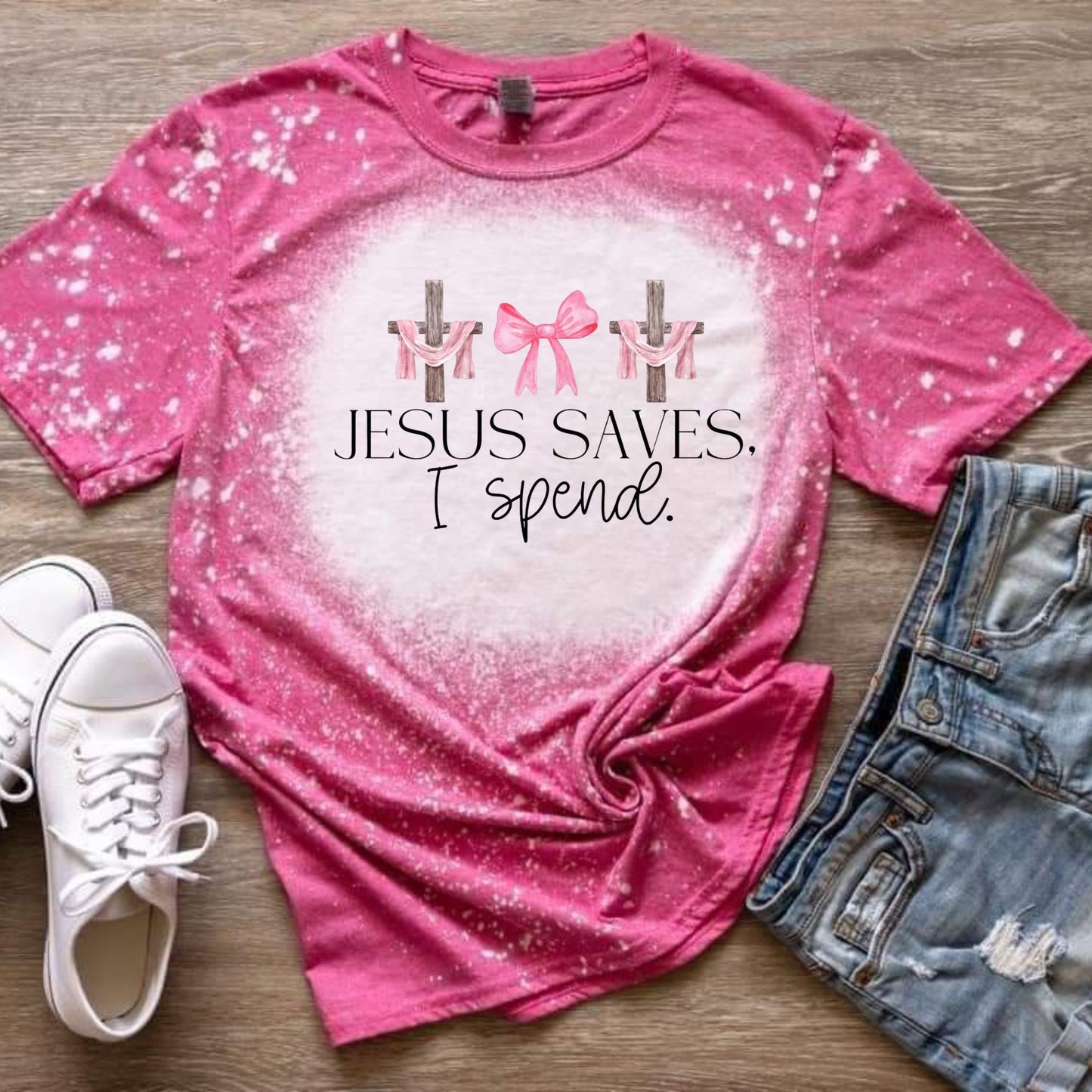 Jesus Saves, I Spend Shirt