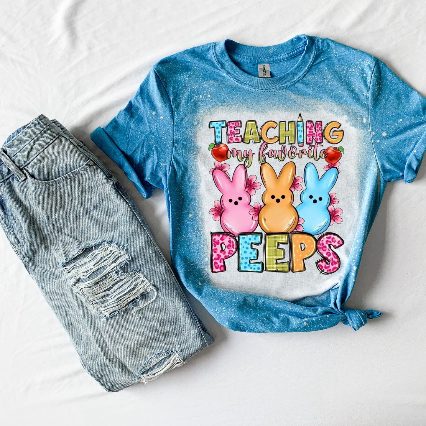 Teaching my favorite "Peeps" shirt
