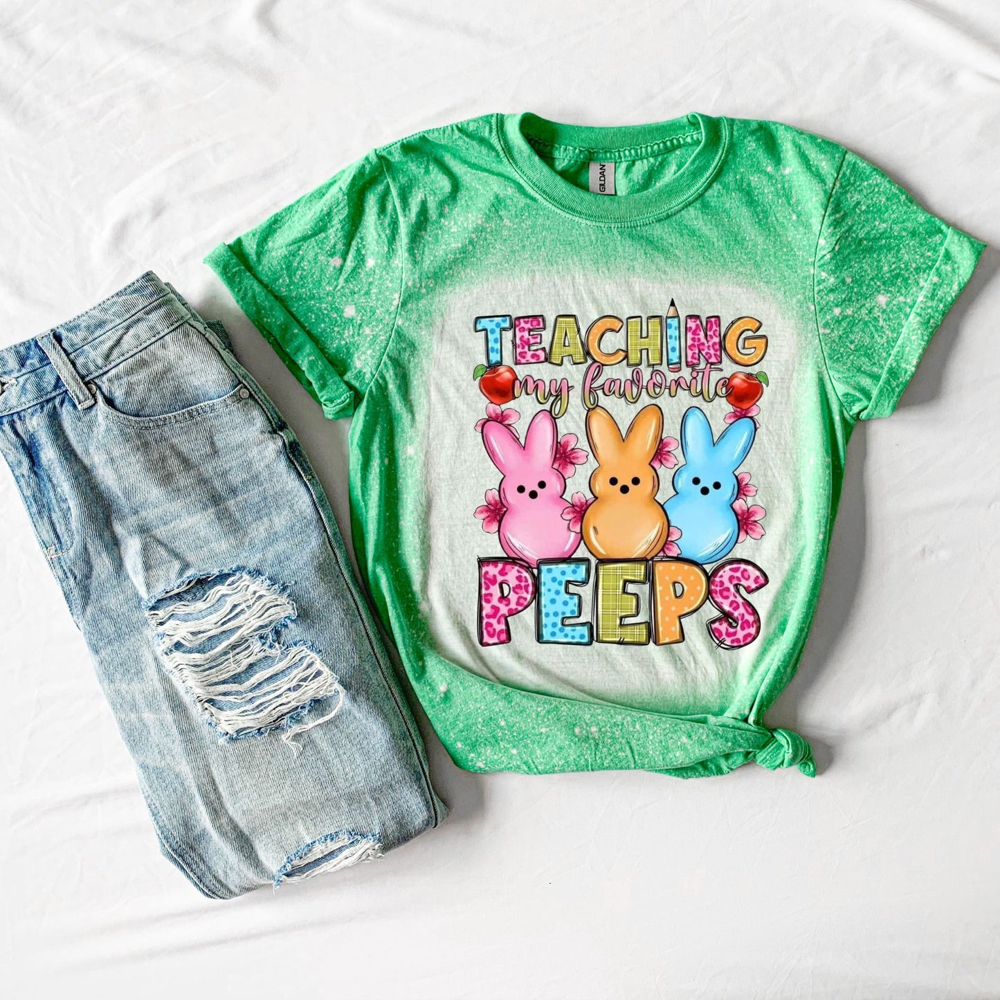 Teaching my favorite "Peeps" shirt
