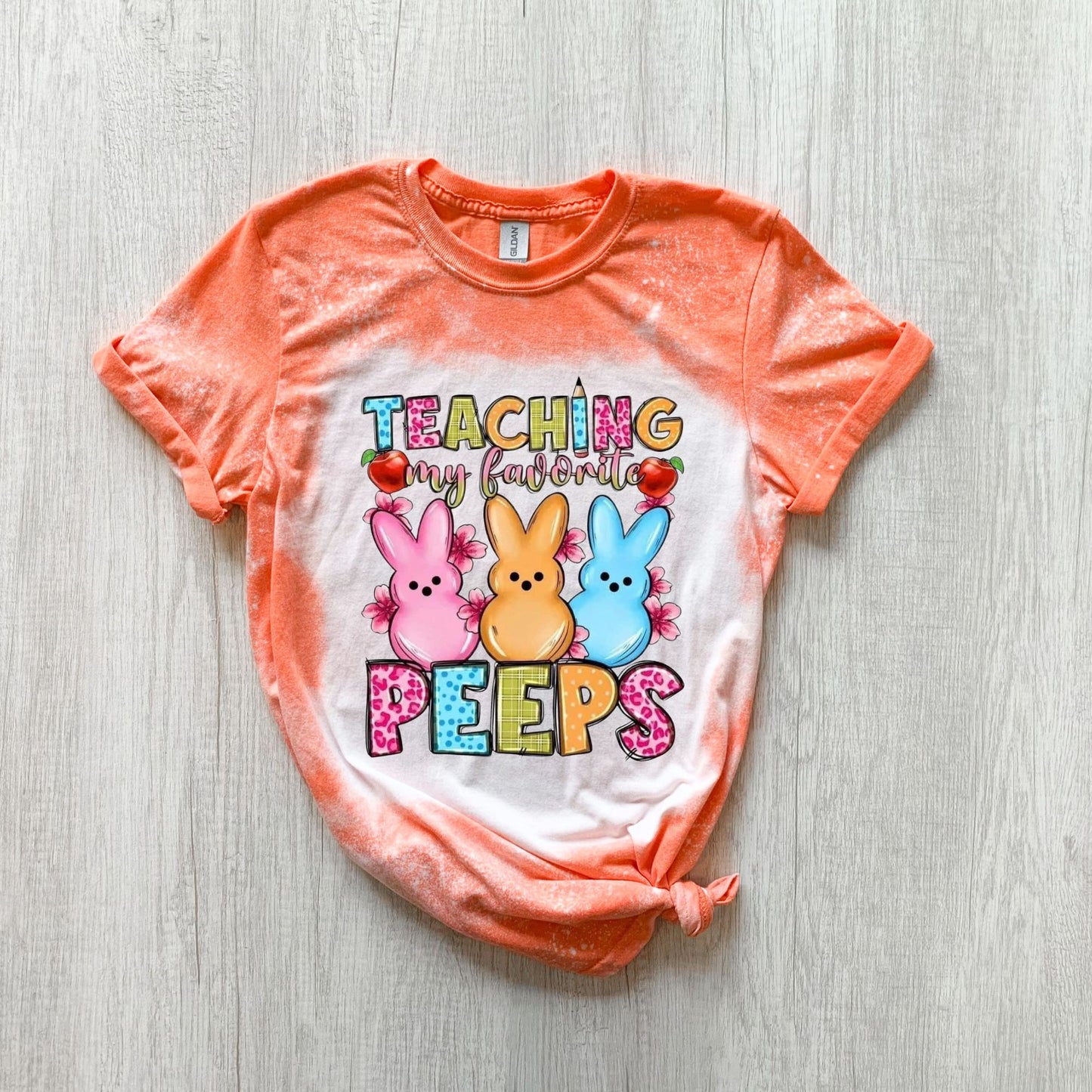 Teaching my favorite "Peeps" shirt