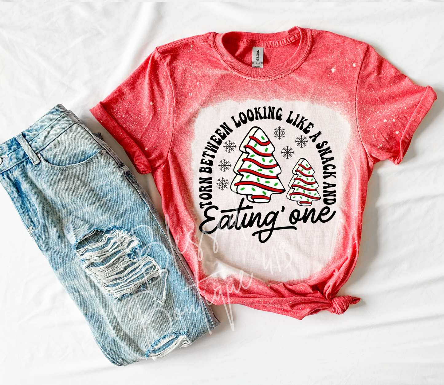 Torn between looking like a snack and eating one shirt