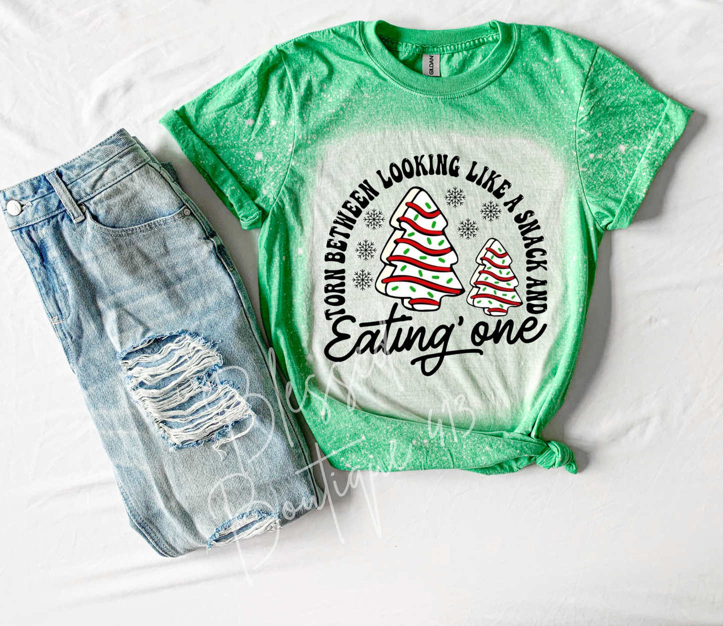 Torn between looking like a snack and eating one shirt