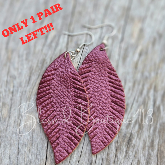 Crimson Feather Drops