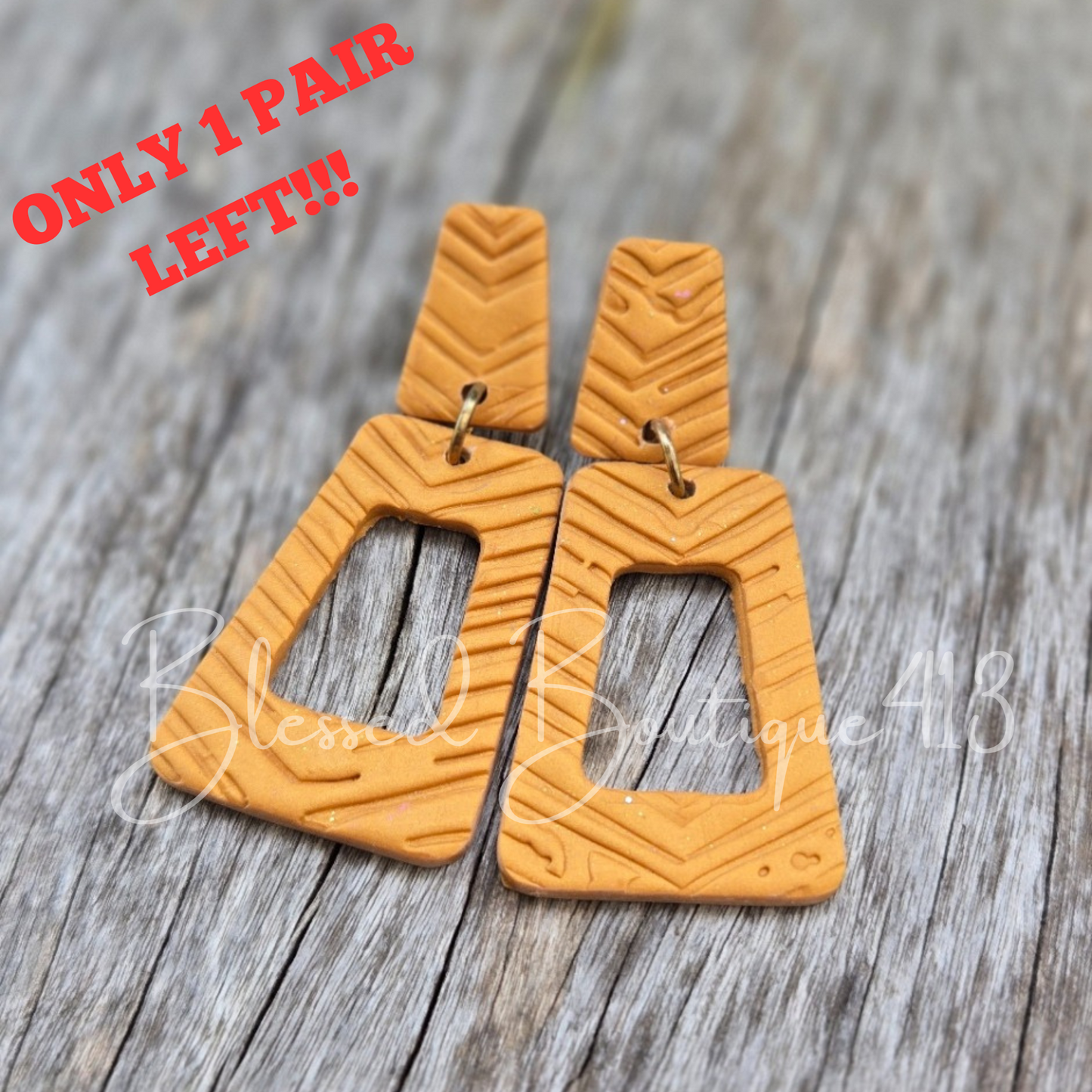 Sunset Clay Dangles