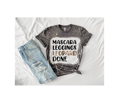 Mascara Leggings Leopard Done shirt