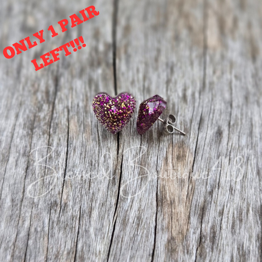 Tiger Heart Studs